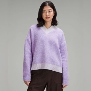 Lululemon Alpaca Wool-Blend V-Neck Sweater